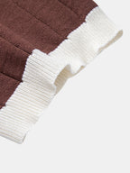 Kontrastbiesen Polo mit Johnny-Kragen & Slim Fit Tapered Hose