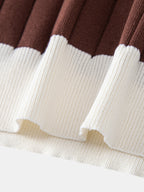 Kontrastbiesen Polo mit Johnny-Kragen & Slim Fit Tapered Hose