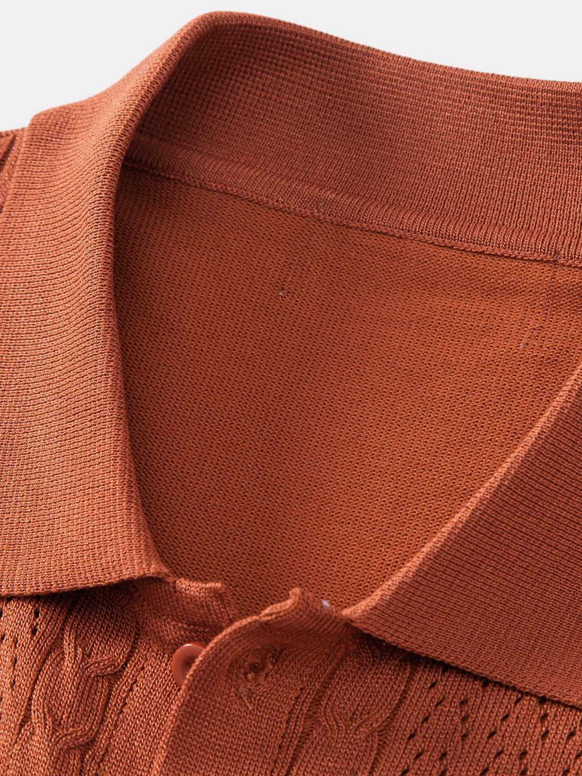 Gestreifte Jacquard-Strickjacke mit Knöpfen und kurze Hosen mit Rüschendetails und 5-Zoll-Kordelzug