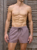Kendo Schwimmshorts in Braun