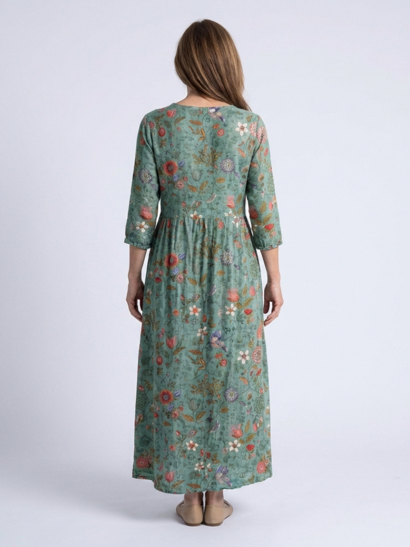 MARINA | MAXI DRESS WITH FLORAL PRINT