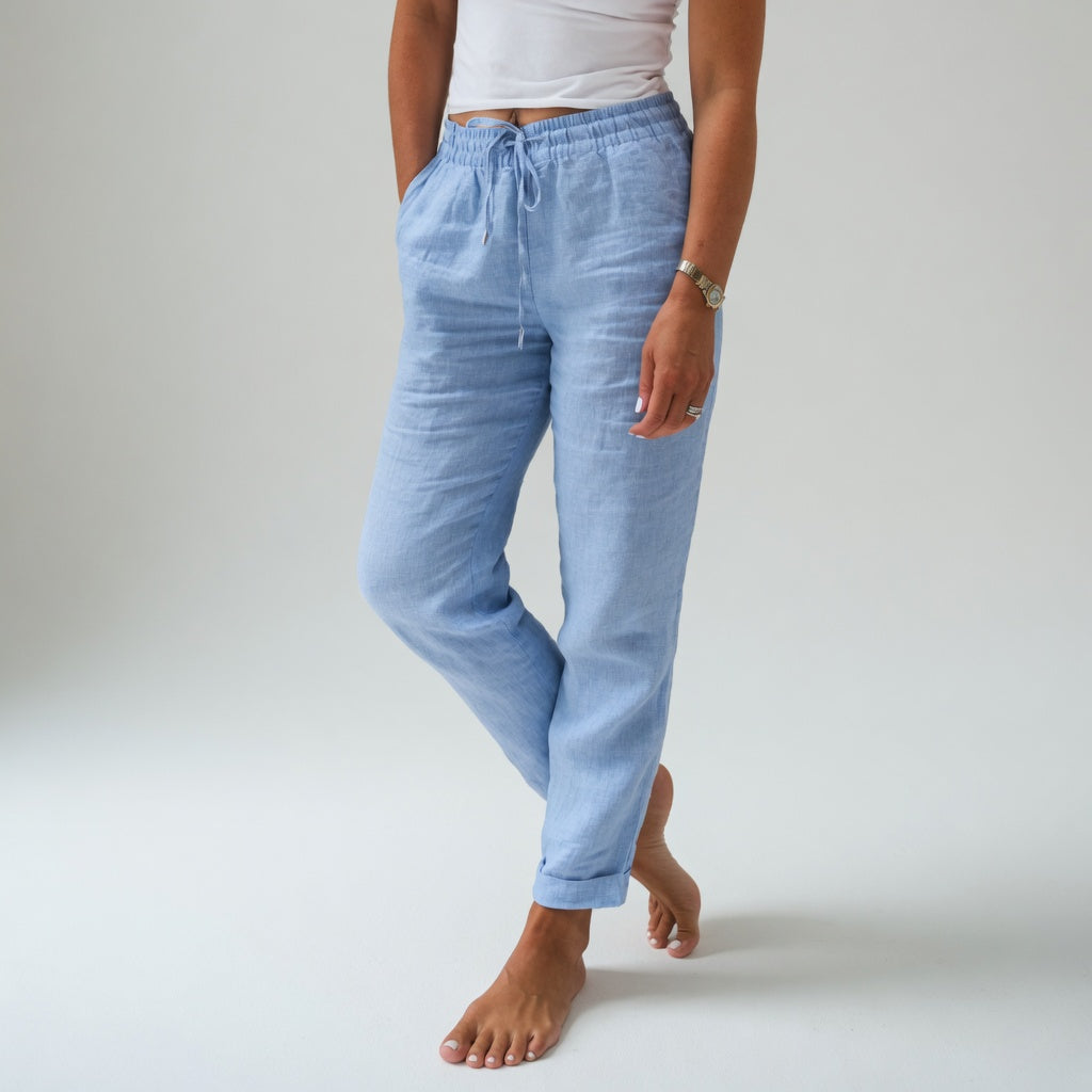 Albertine™ — 100% Baumwoll Bequeme Fließhose für Natürlichen Komfort