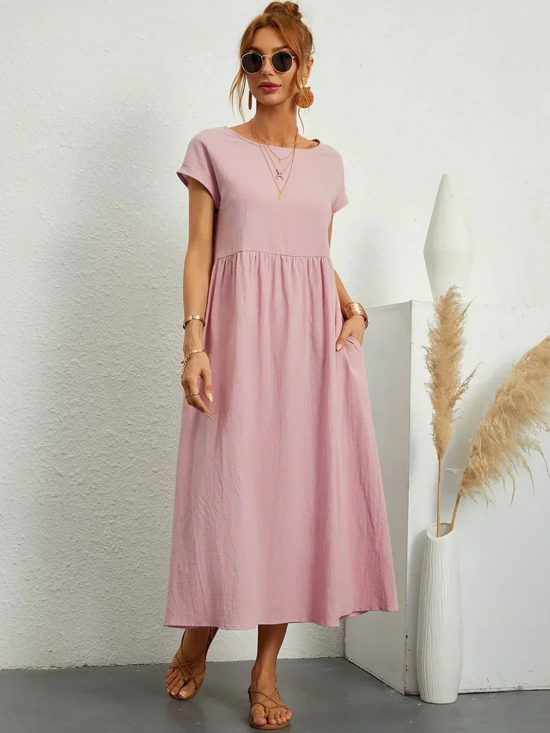Gabrielle | Zeitloses elegantes Midikleid
