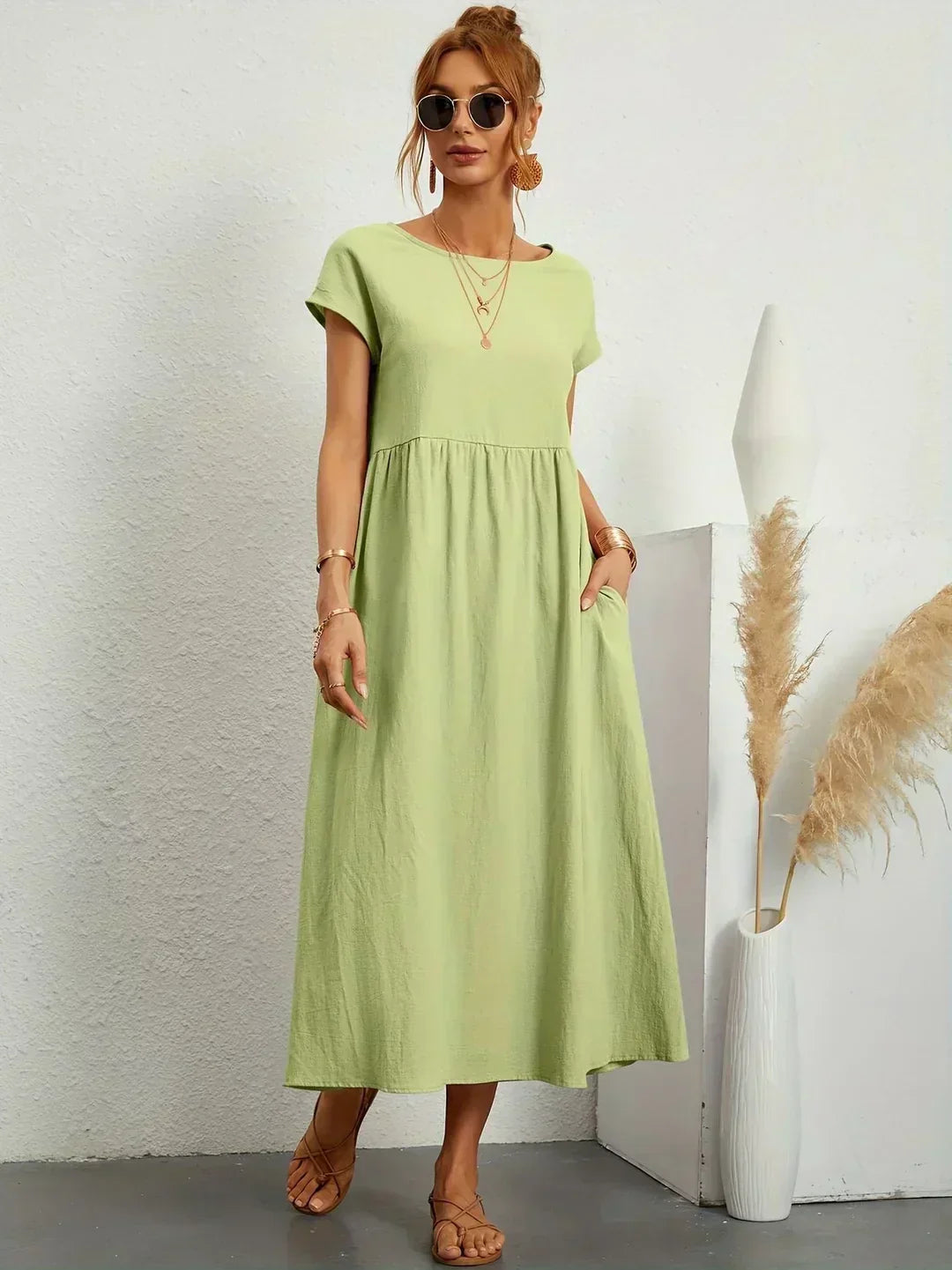 Gabrielle | Zeitloses elegantes Midikleid