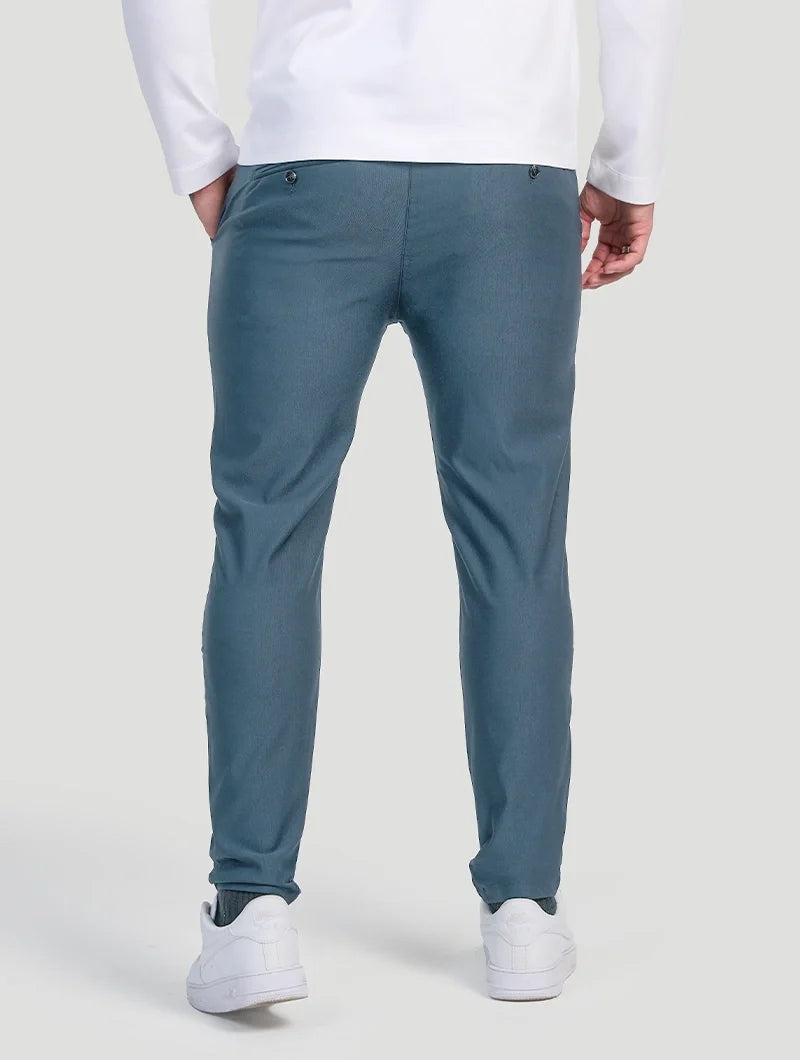 Noa Stretch Trousers - Light Blue
