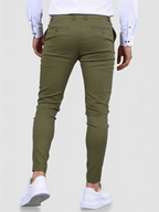 Noa Stretch Pants - Olive Green