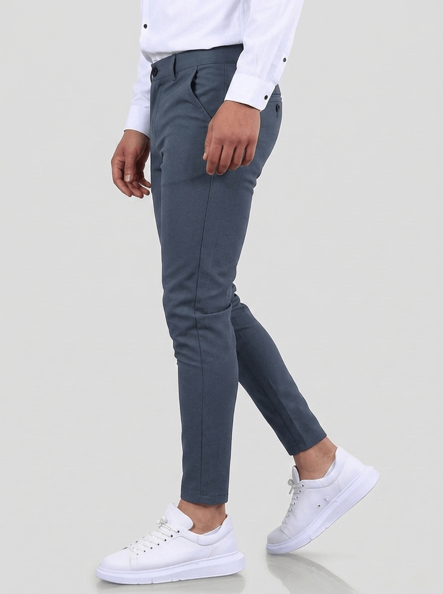 Noa Stretch Pants - Steel Blue