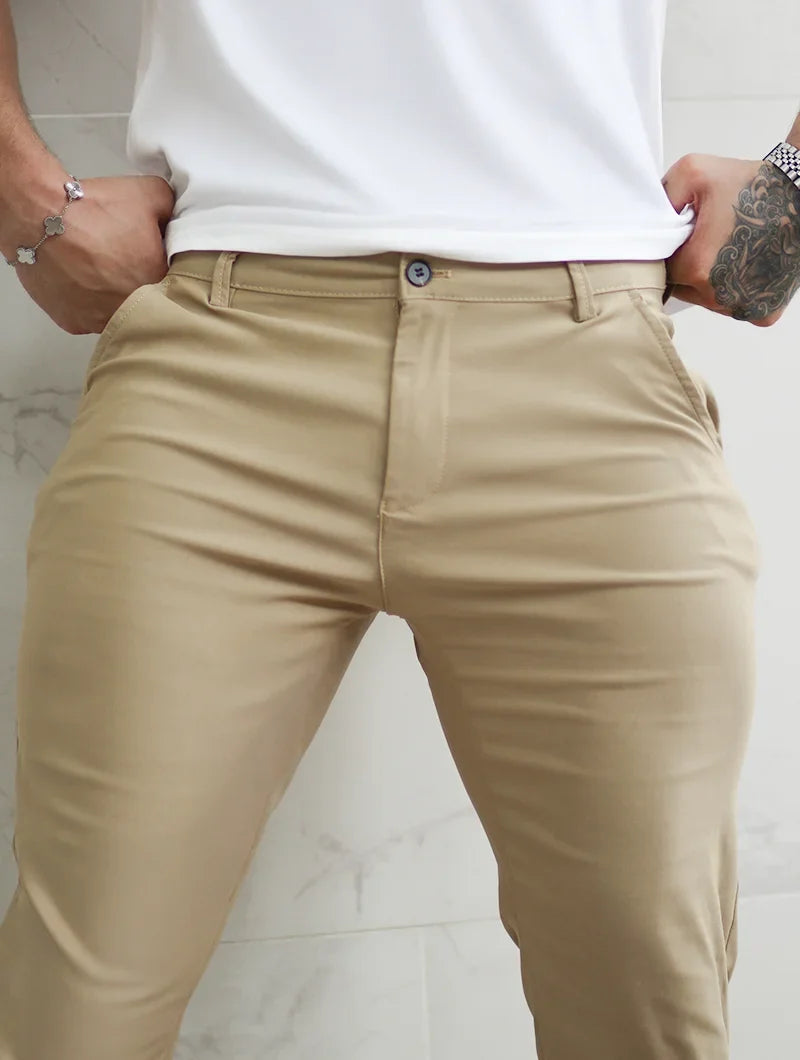 Kaki Noa Stretch Pants