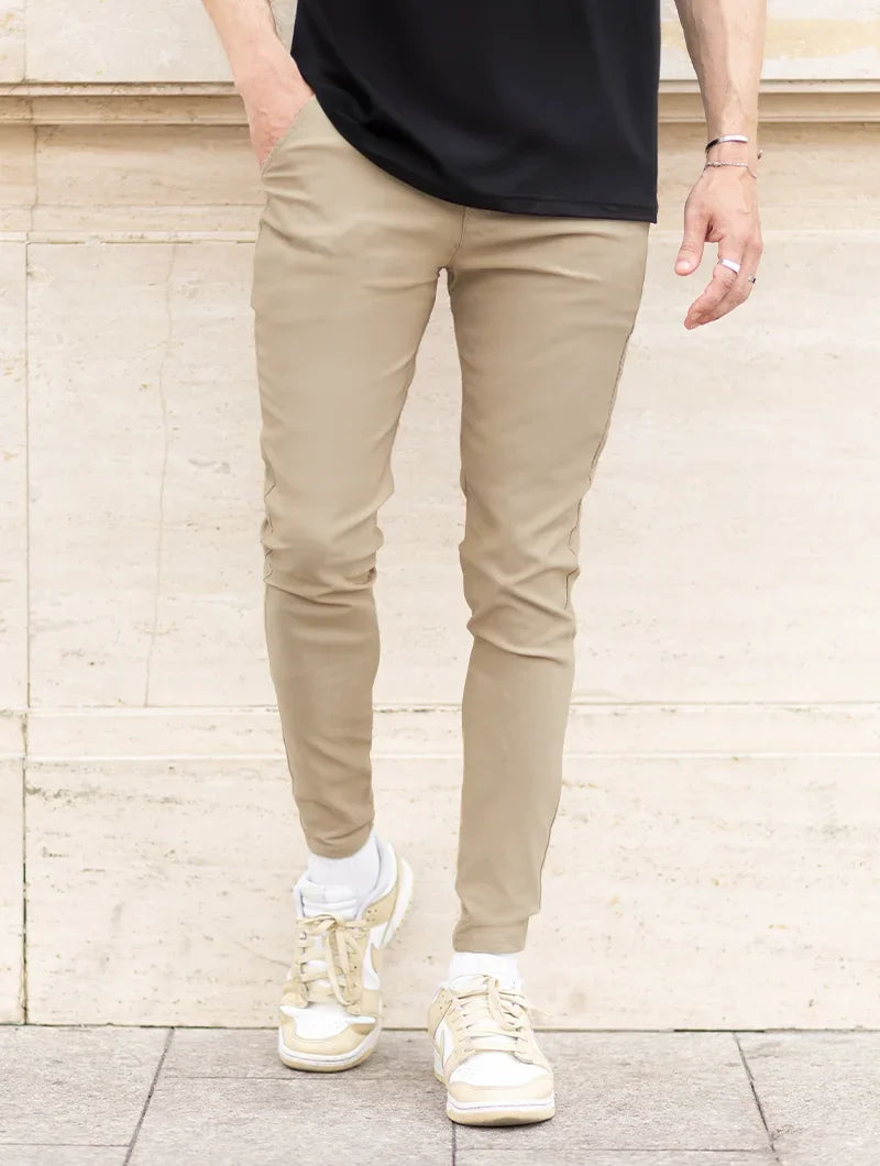 Kaki Noa Stretch Pants