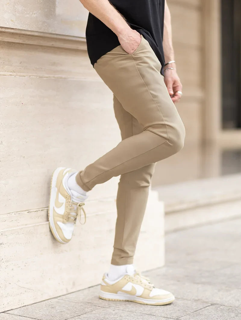 Kaki Noa Stretch Pants