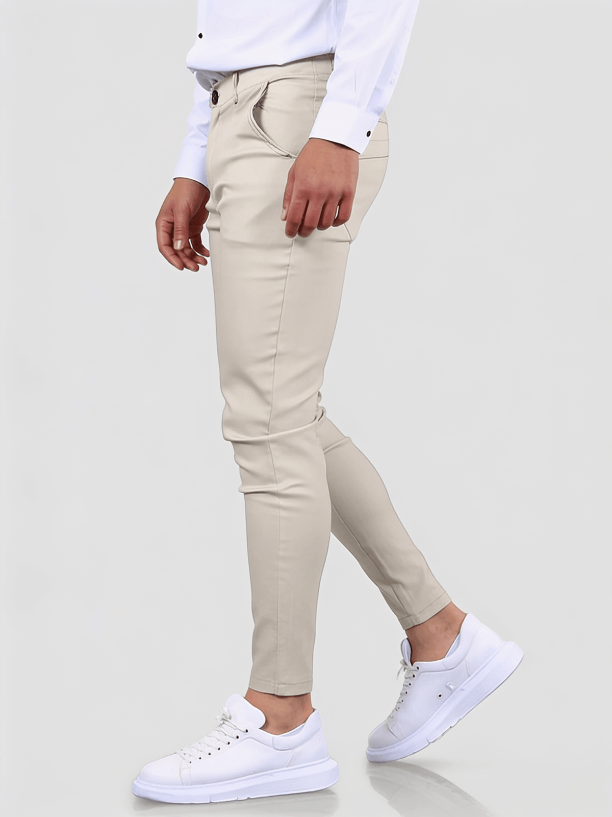 Beige Noa Stretch Pants
