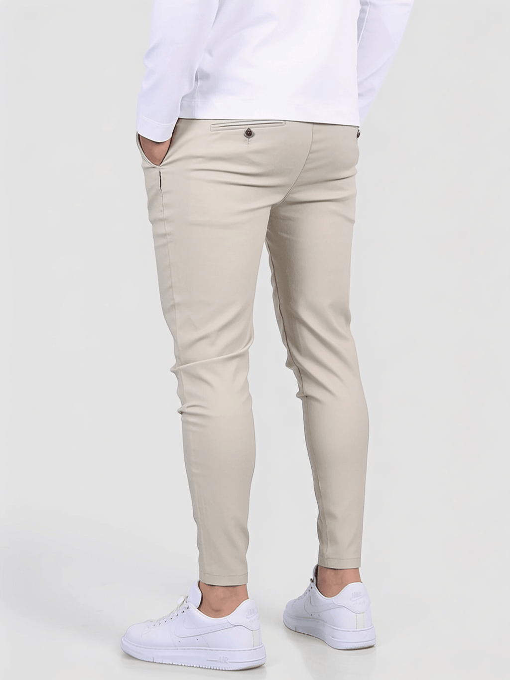 Beige Noa Stretch Pants