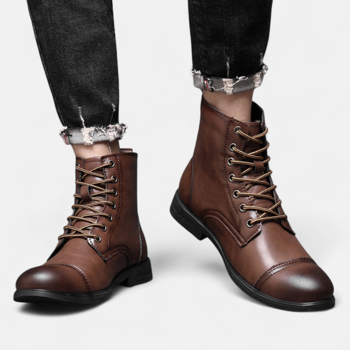 Martino™ | Stilvolle Herrenstiefel aus Kunstleder