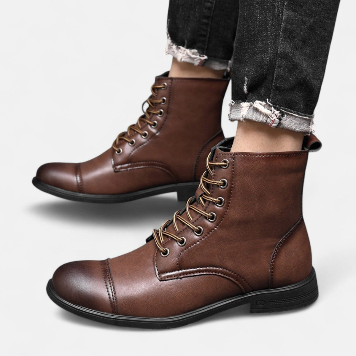 Martino™ | Stilvolle Herrenstiefel aus Kunstleder