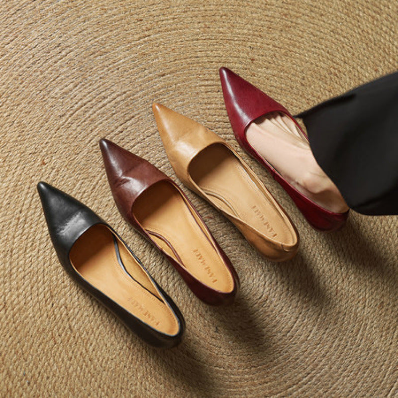 Serane Leder High Heels