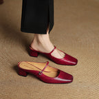 Meyra Leather Slippers