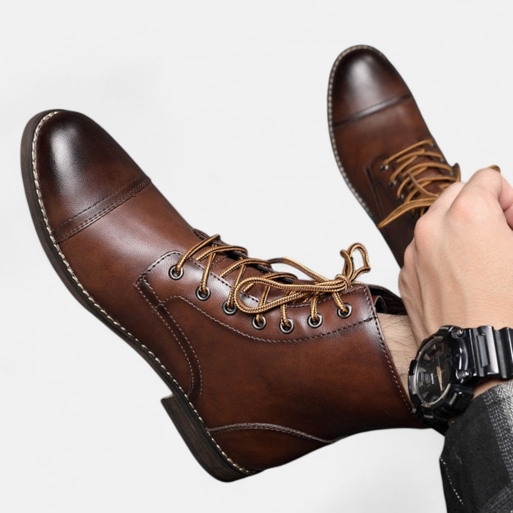 Martino™ | Stilvolle Herrenstiefel aus Kunstleder