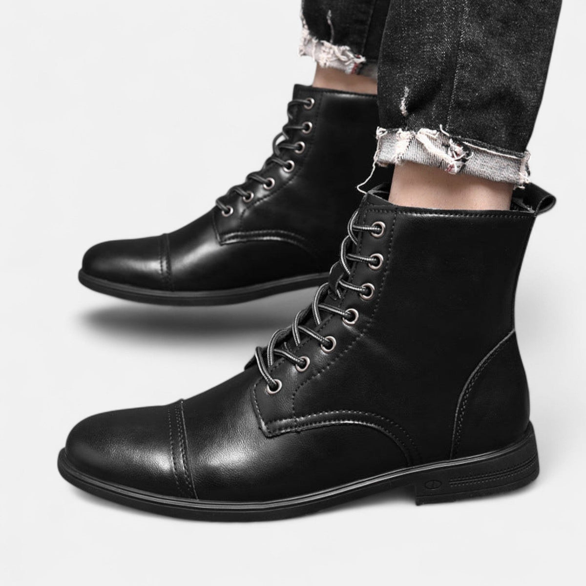 Martino™ | Stilvolle Herrenstiefel aus Kunstleder