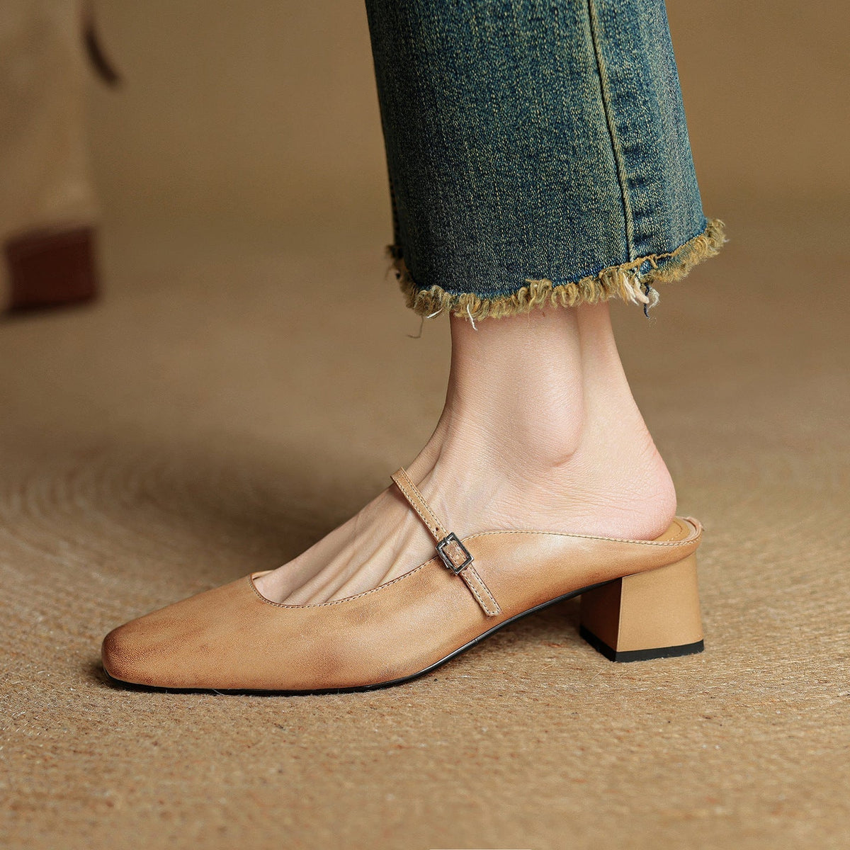 Meyra Leather Slippers