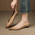 Arla Genuine Leather Ballerina Flats