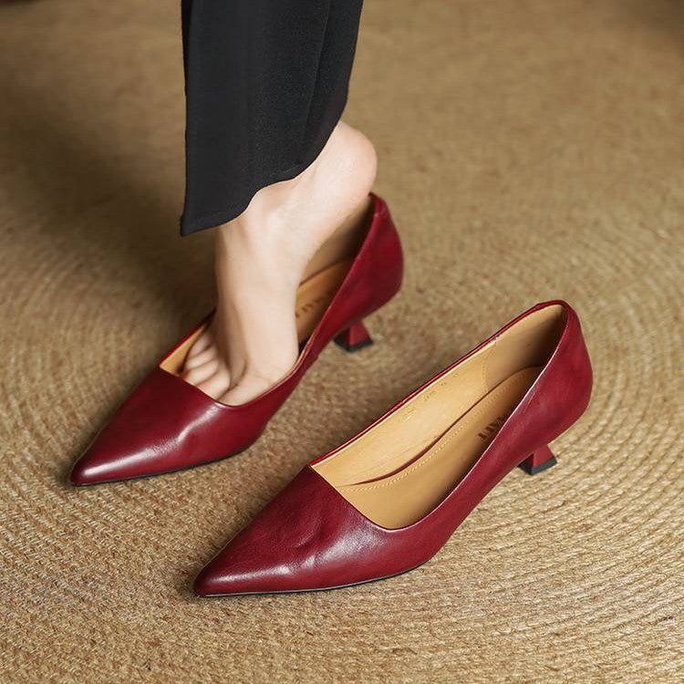 Serane Leder High Heels