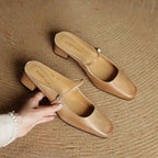 Meyra Leather Slippers
