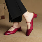 Meyra Leather Slippers