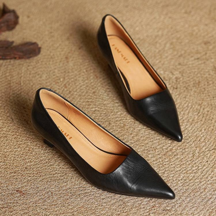 Serane Leder High Heels