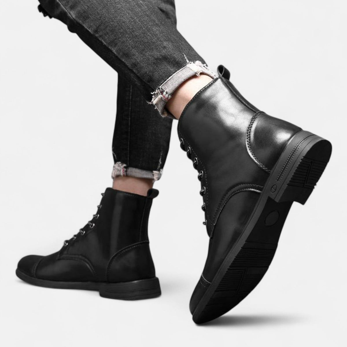 Martino™ | Stilvolle Herrenstiefel aus Kunstleder
