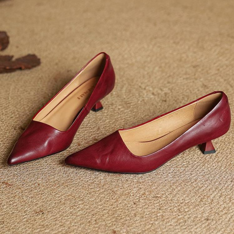Serane Leder High Heels