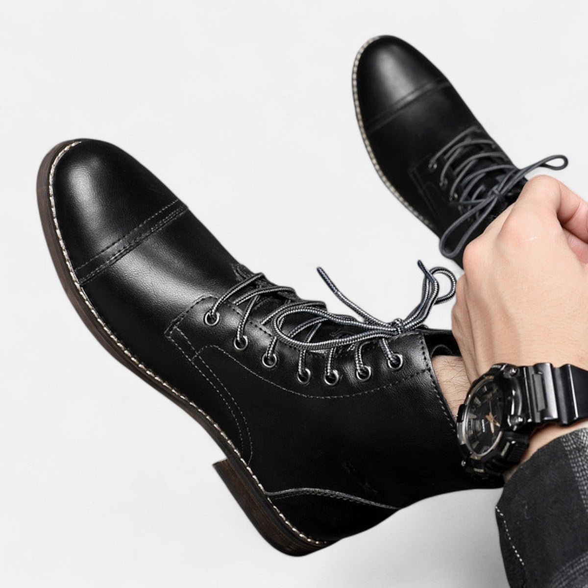 Martino™ | Stilvolle Herrenstiefel aus Kunstleder
