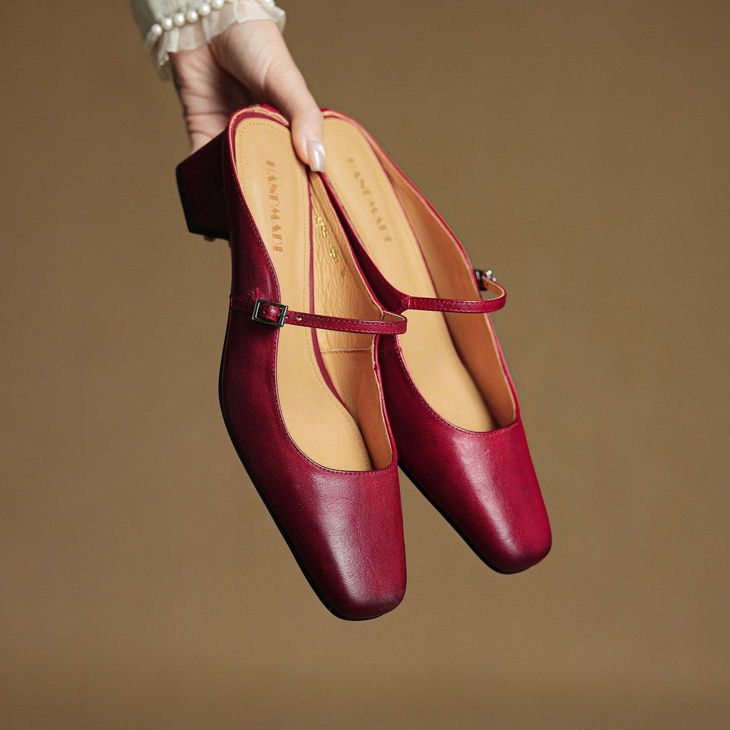 Meyra Leather Slippers