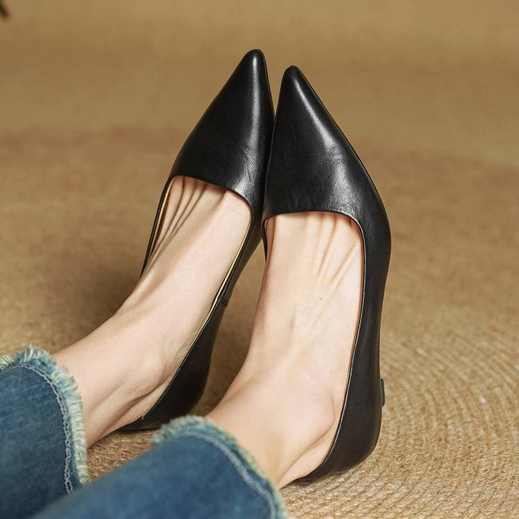 Serane Leder High Heels