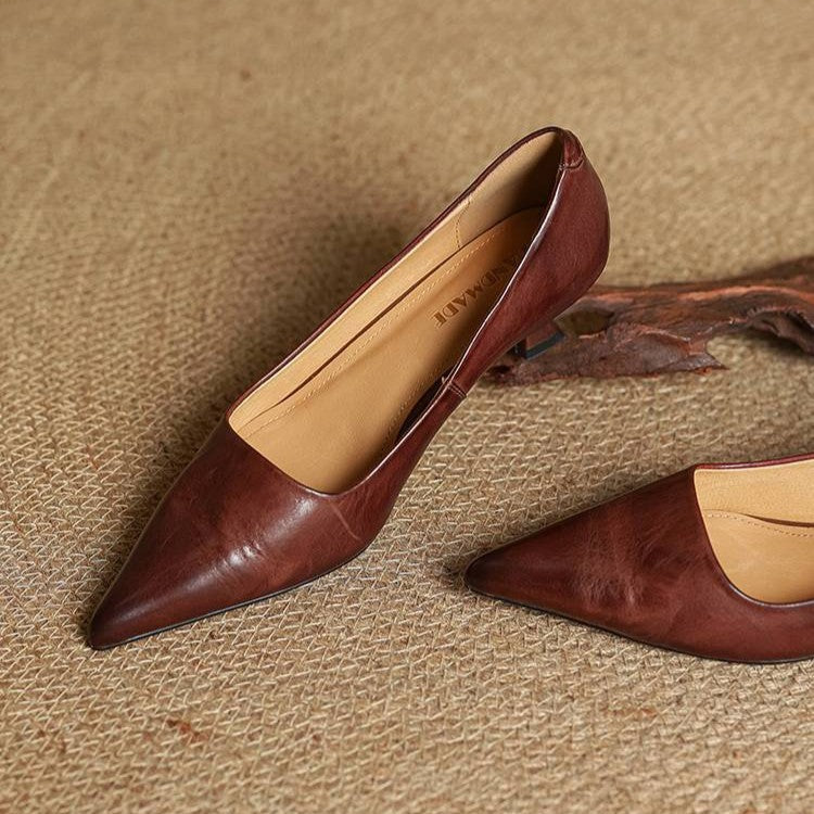 Serane Leder High Heels