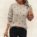 Angelique - Sanfter Pullover mit feinen Punktakzenten