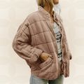 Celeste – Weiche gesteppte Jacke mit Zip-Verschluss