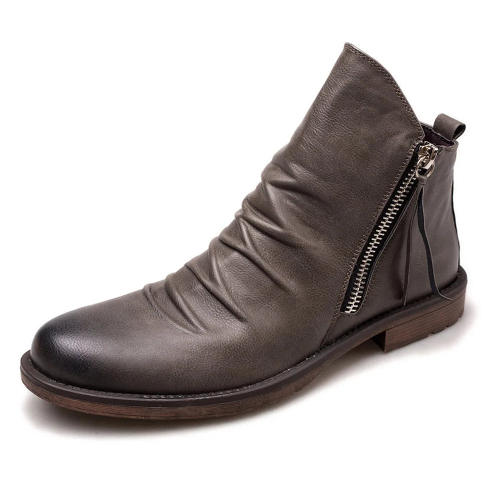 Marco - Leder Chelsea-Stiefel