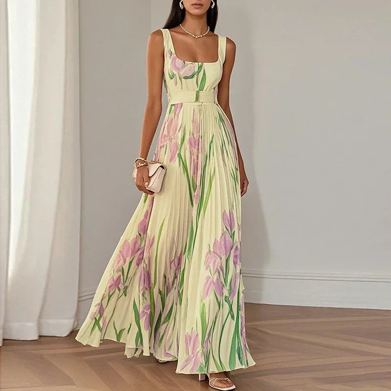Oriah | A-Line Floral Maxi Dress