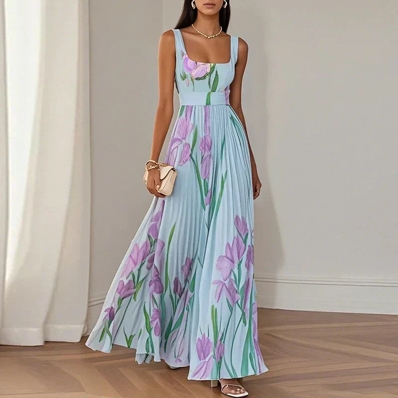Oriah | A-Line Floral Maxi Dress