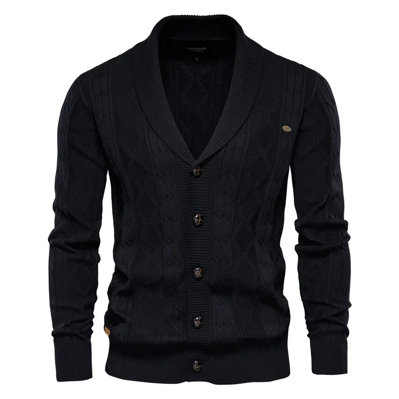 Waldemar | Herren Strickjacke mit Knopfleiste