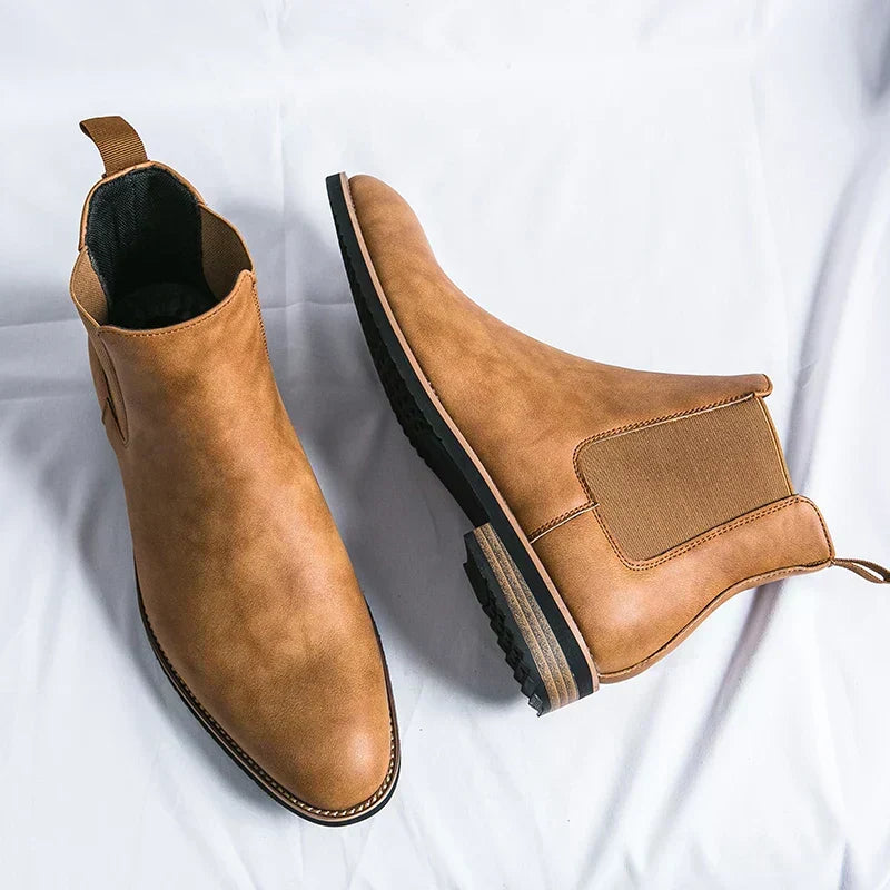 Julian - Leder Chelsea-Stiefel