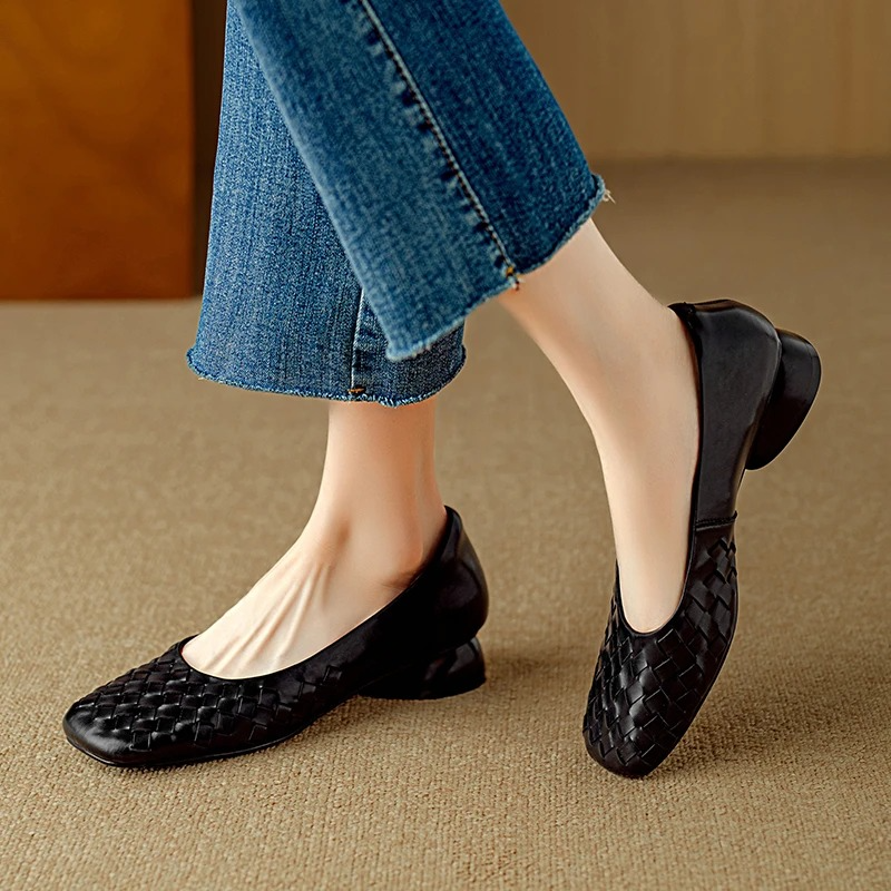 Marcelle Leather Ballet Flats