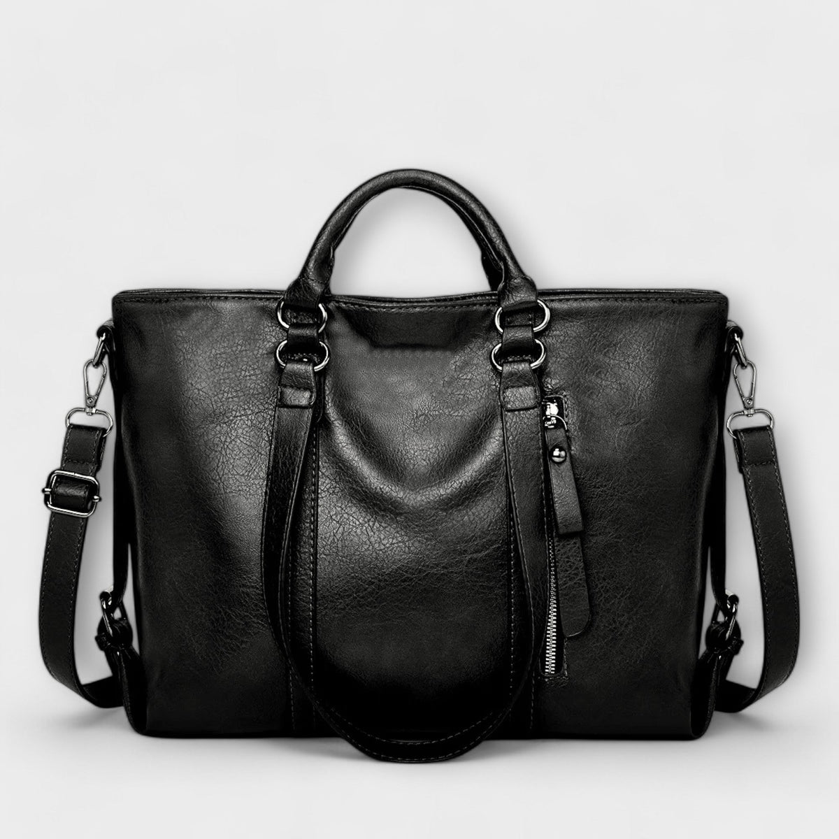 Olivia - Geräumige Lederhandtasche