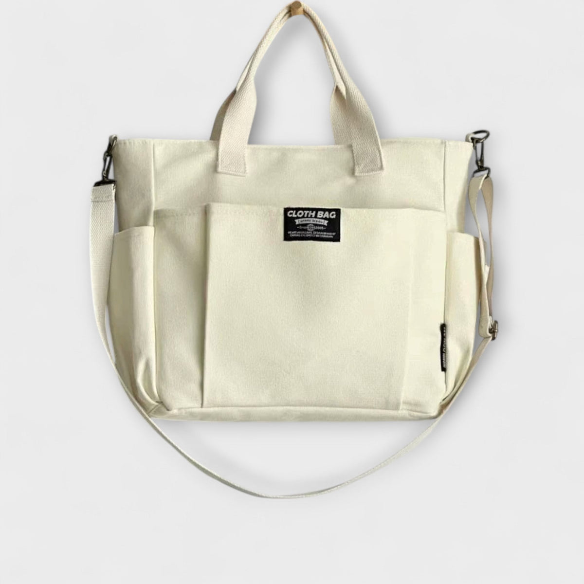 Olivia - Schlichte Canvas-Handtasche
