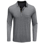 Jörg™ | Herren Langarmshirt in einfarbigem Design