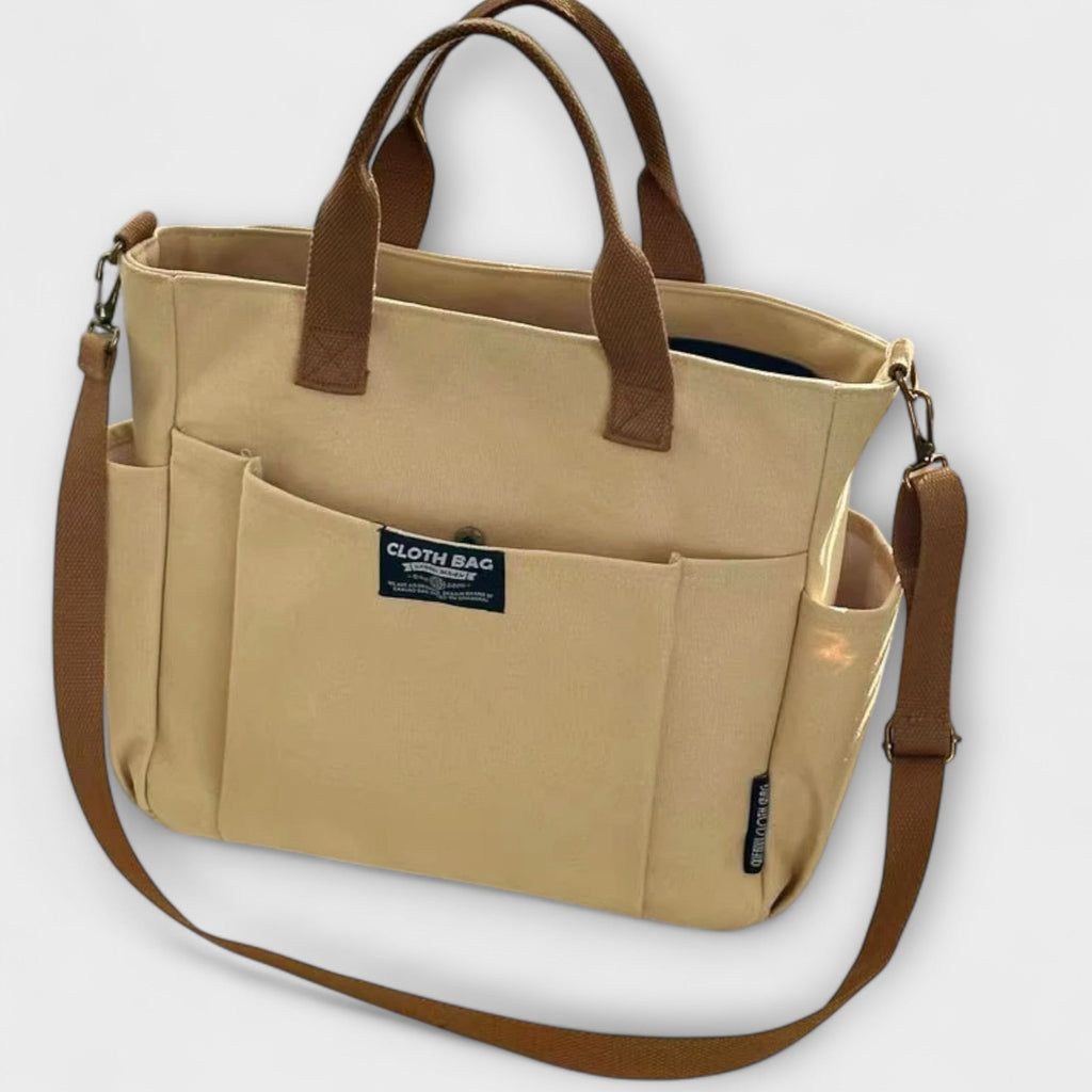 Olivia - Schlichte Canvas-Handtasche