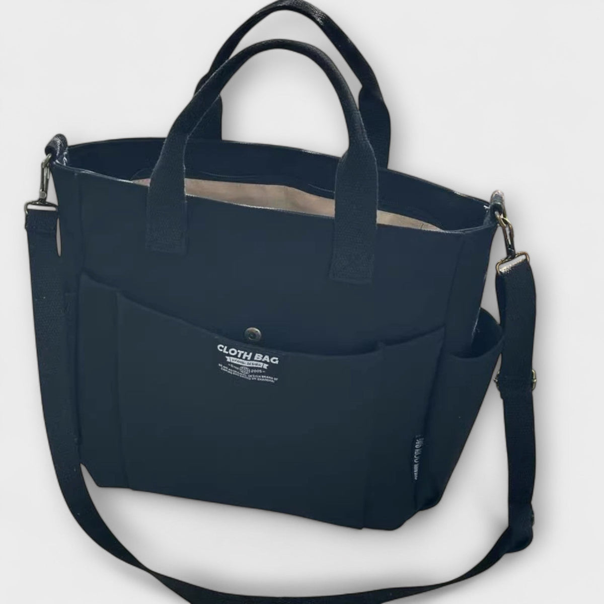 Olivia - Schlichte Canvas-Handtasche