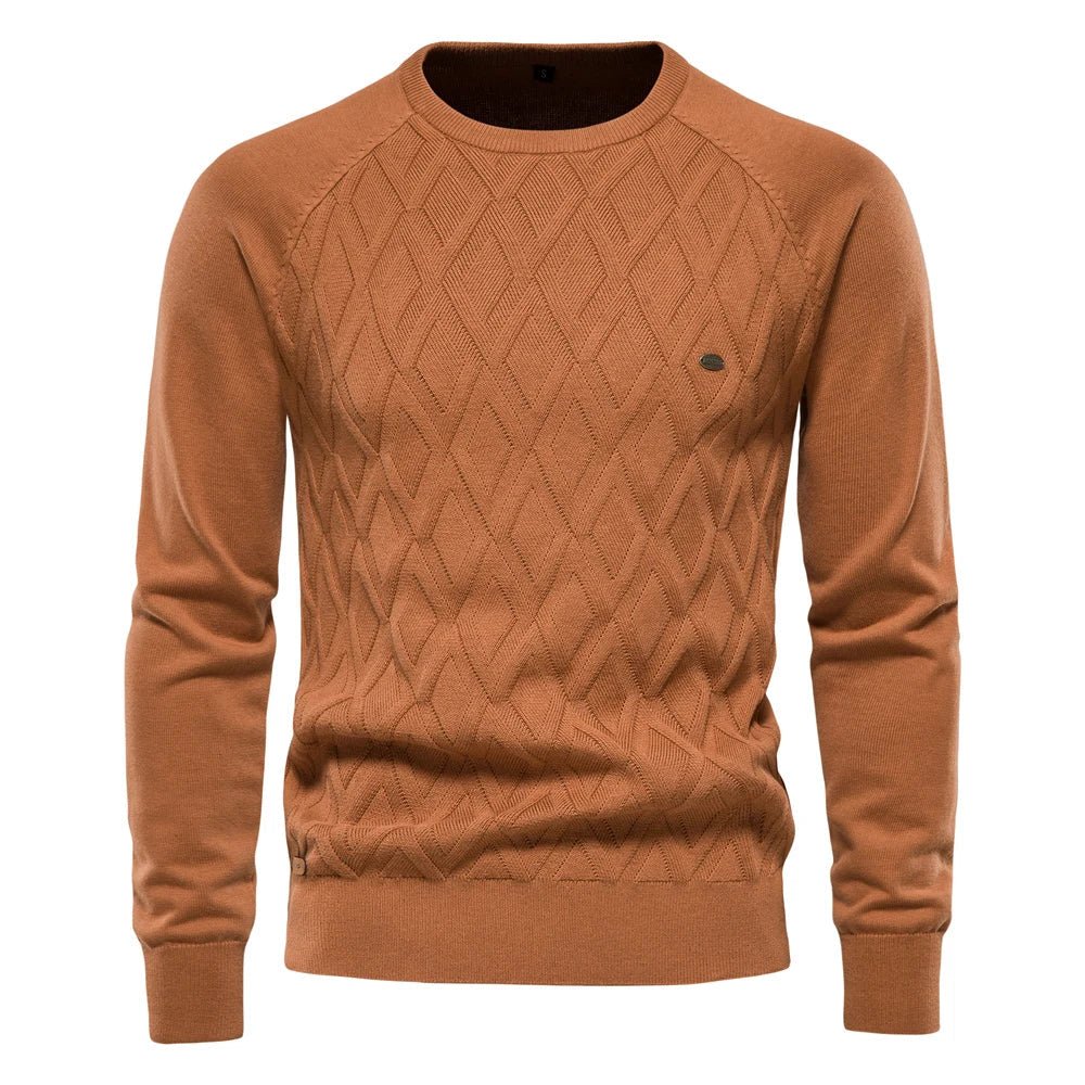 Theodor | Herren Pullover mit Rautendesign
