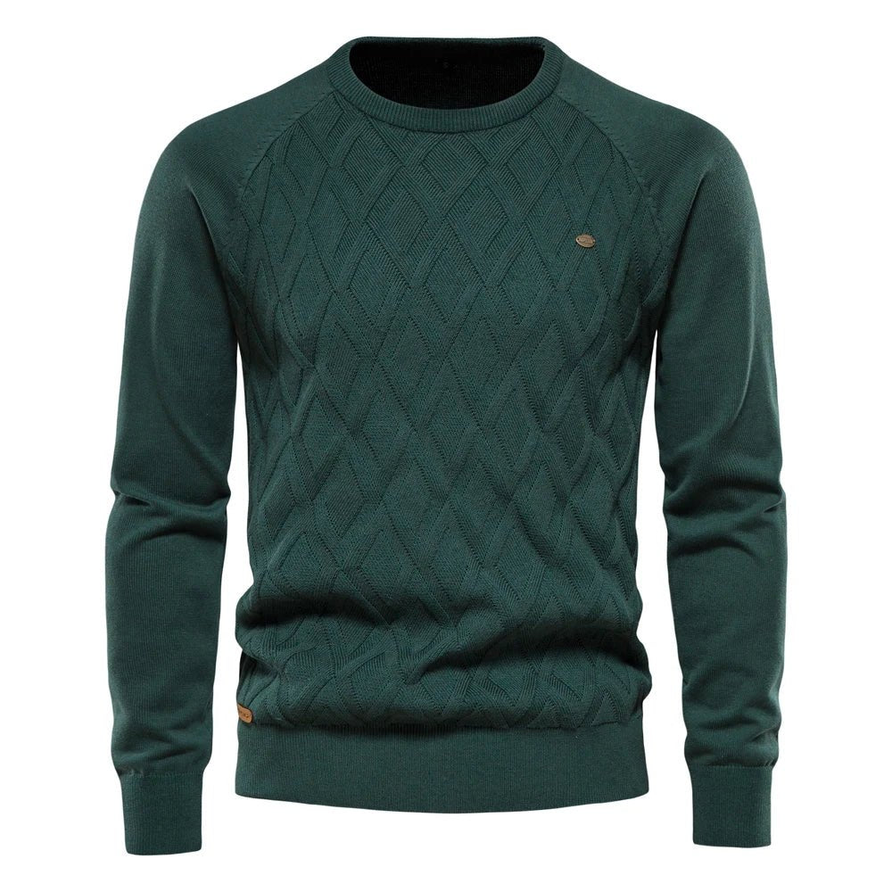 Theodor | Herren Pullover mit Rautendesign