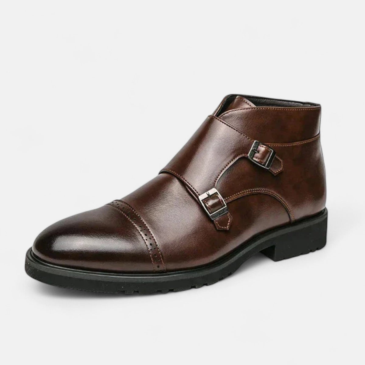 Patrizio™ | Herren Monk Strap Stiefeletten aus hochwertigem Ecopelle